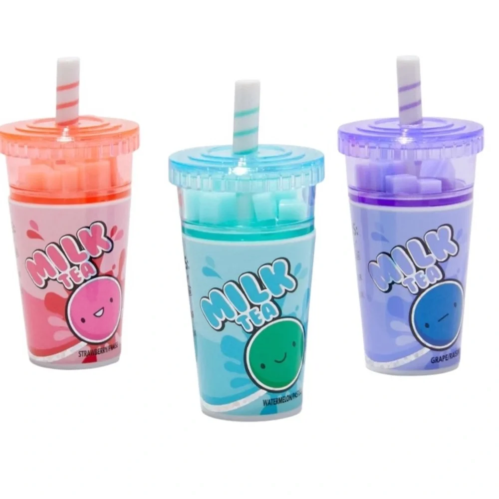 Milk Tea Shaker Lip Balm Set - 3 Pack